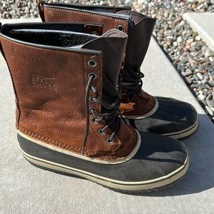Men’s waterproof sores boots w wool liner
